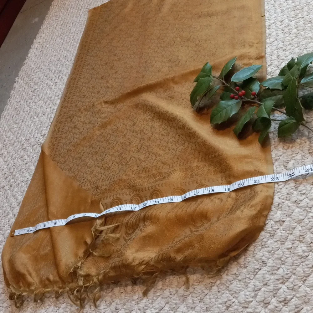 Soft Scarf Beach Wrap Vibrant Party Classy Dainty Botanical Hihab Scarf 72x22 in